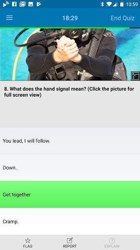 Scuba Exam Lite screenshot 4