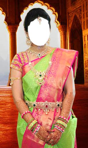 Women Bridal Sarees Photo Editor screenshot 1