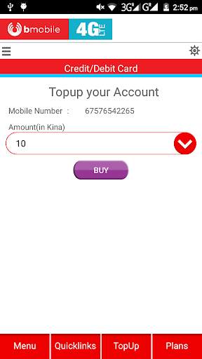 bmobile PNG 4 تصوير الشاشة