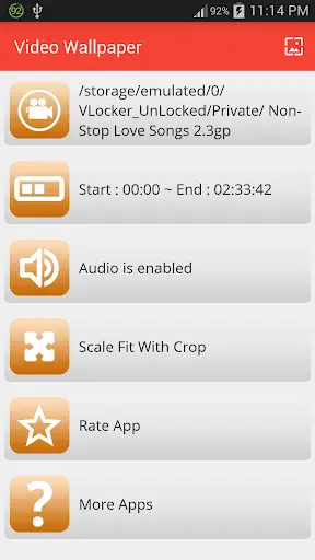 Video Live Wallpaper screenshot 2