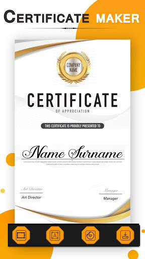Certificate Maker: Templates and Design Ideas screenshot 4