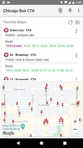 CTA Chicago Bus Transit screenshot 1