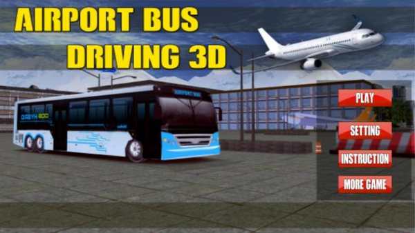 Airport Bus Driving 3D screenshot 1