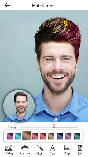 Man Hairstyle Photo Editor screenshot 1