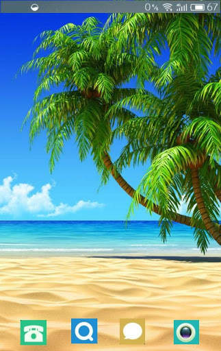 Summer Beach Wallpaper screenshot 2