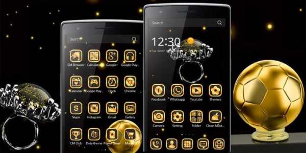 Gold Theme black gold diamond screenshot 5