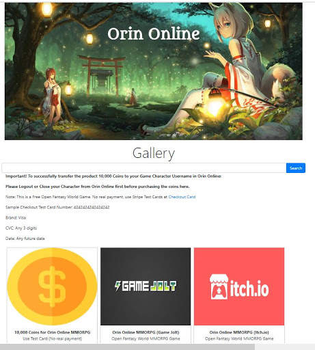 Rpg Maker: Orin Online Shop screenshot 1