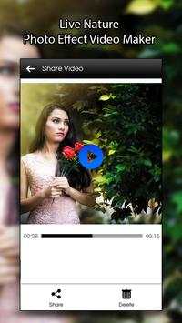 Live Nature Photo Effect Video Maker screenshot 1