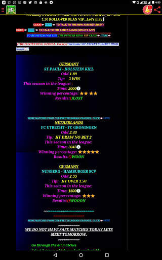 PUNTER KING SUREBET: DAILY FOOTBALL PREDICTION screenshot 7