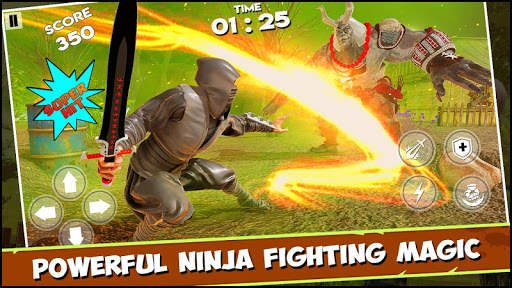 Ninja shadow warrior: Hero ninja fighting games screenshot 2