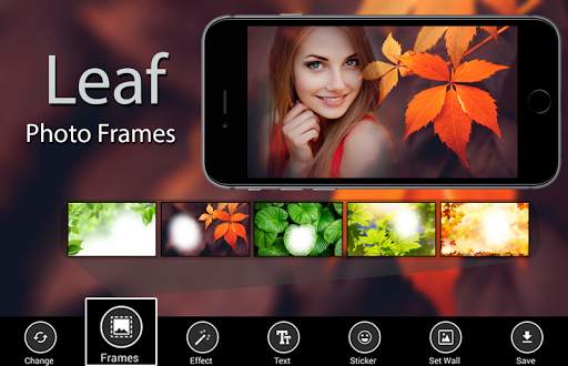 Leaf Photo Frames - leaf pic editor - at2oz effect 1 تصوير الشاشة