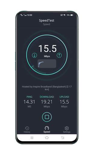 SpeedTest - Mobile and Wifi Speed Test screenshot 2