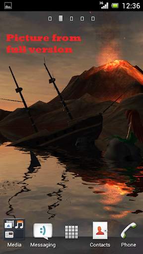 3D Volcano Live Wallpaper FREE screenshot 4