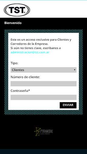 TST app screenshot 1
