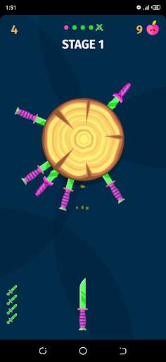 Knife Throwing Master - Knife Fruit Cut Slice screenshot 2