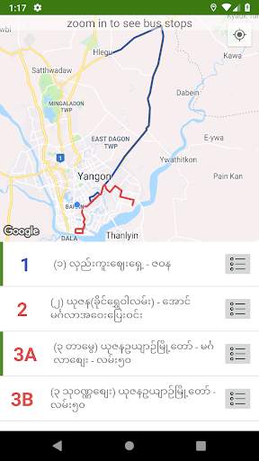 39 Bite Pu - Yangon Bus Guide screenshot 2
