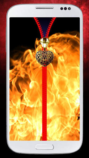 Fire lock screen - Zipper screenshot 4