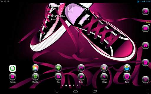 Pink Black Theme screenshot 11