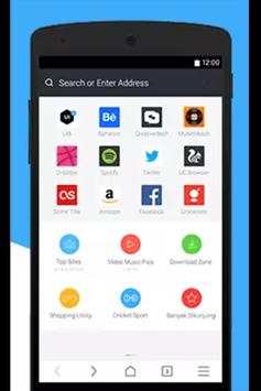 Web UC Browser Fast Download Private Advance Tips screenshot 3