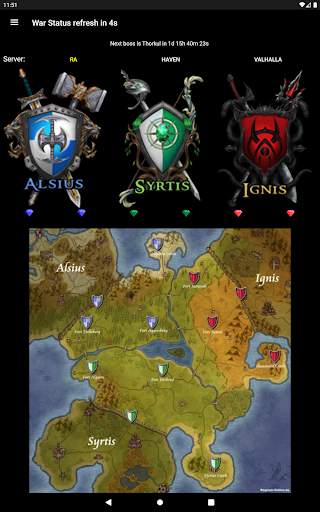 War Status for Regnum स्क्रीनशॉट 9