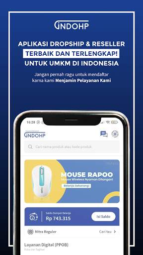 INDOHP Aplikasi Dropship, Reseller Terbaik, No 1 4 تصوير الشاشة