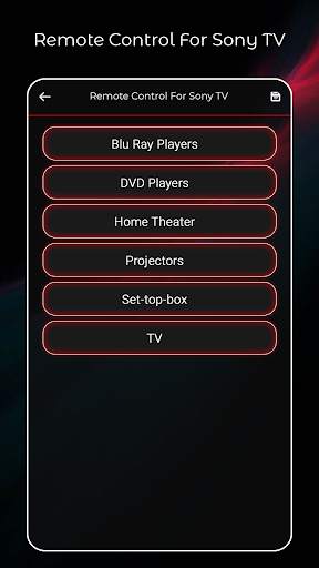 Remote Controller For Sony TV screenshot 1