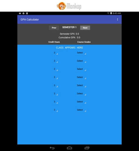 GPA CALCULATOR (Uew) screenshot 2