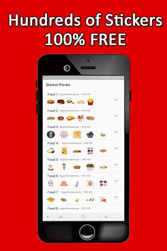 Food Stickers WAStickerApps screenshot 3