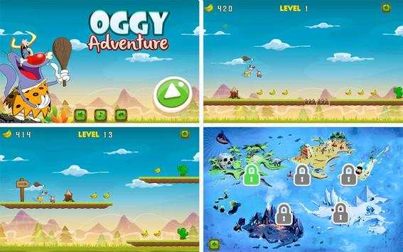 Oggy Adventure Temple Run screenshot 2