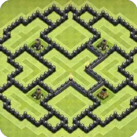 Maps of Clash of Clans 2024 on 9Apps