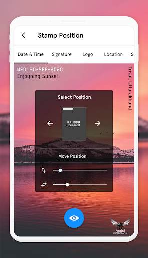 Autostamper custom camera : Add Geotag & Timestamp screenshot 16