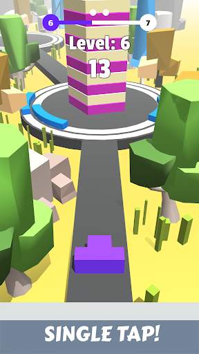 Stacky Tower Breaker: Fire Shooting Stack Ball 3D screenshot 2