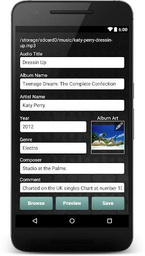 Music Tag Editor - mp3 tagger, screenshot 3