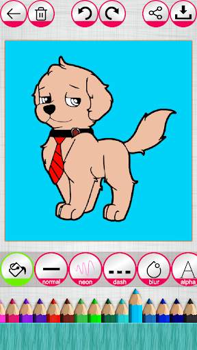 Paint The Sketch - A Coloring Game For Kids screenshot 2