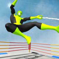 Ring Rope Frog Battle: Spider Power Vice City Hero logo