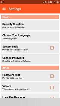 App Lock Advance 3 تصوير الشاشة