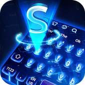 Klawiatura Blue Hologram on 9Apps