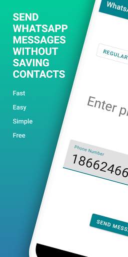 WhatsAll - WhatsApp Messages without saving number screenshot 1