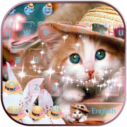 Theme Cute Cat Keyboard 10001003