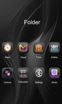 Dark  GO Launcher Theme screenshot 5