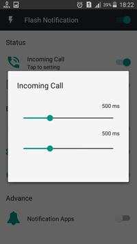 Call Flash Light : flash on call and sms скриншот 4