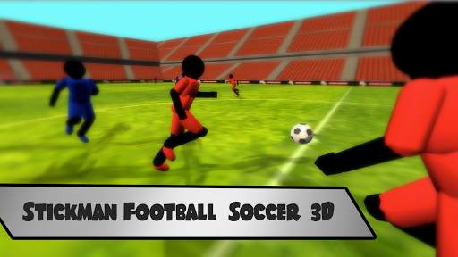 Stickman Football (Soccer) 3D screenshot 1