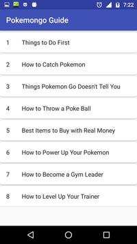 Viral Game Guide Pokemon Go screenshot 2