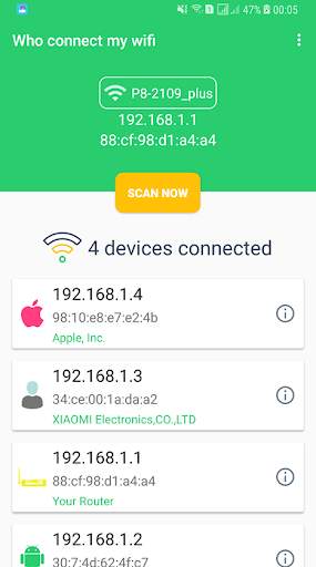📶 Wifi Network Scanner Monitor ? Who hack my wifi screenshot 2