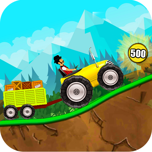Offroad Tractor Trolley Transport 2D Adventure 19 icon