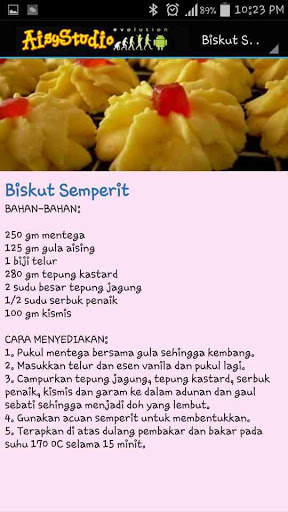 Resepi Biskut Raya скриншот 5