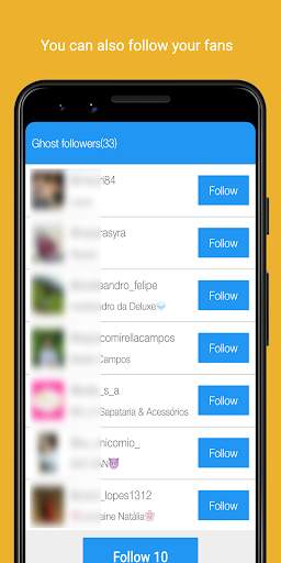 Unfollow and Follow users for instagram screenshot 5