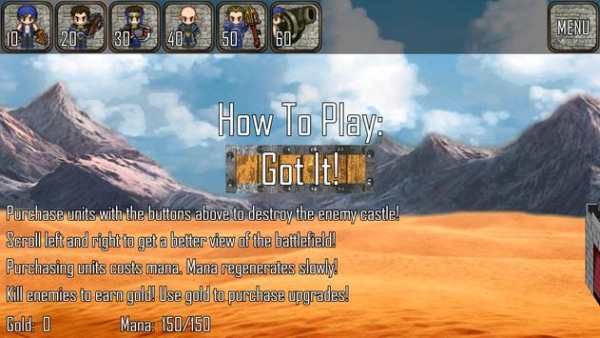 Castle Wars Free Android Game screenshot 6