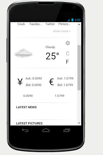 QuickBrowse Fast Light Browser screenshot 2