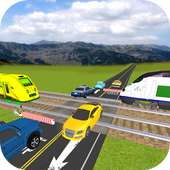 Railroad crossing 3D: Train Driving simulation2018 logo